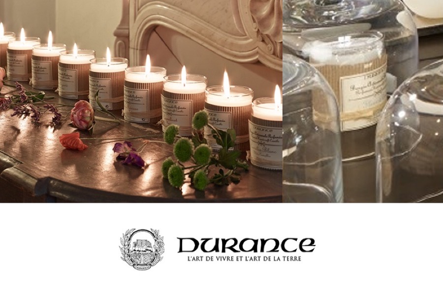 Bougies parfumées Durance, maison provençale de Grignan